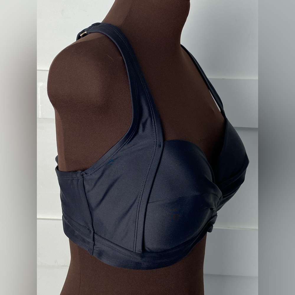 California Waves Plus Size Molded Cup Bikini Top, Created for Macy's Sz 16/18 - Picture 4 of 14